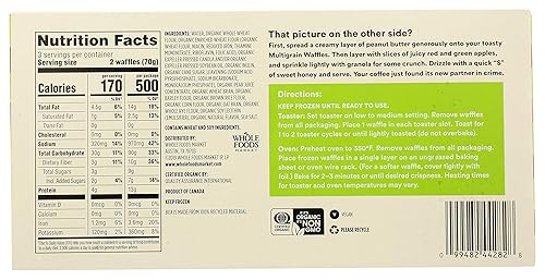 Miniatura 3 de 365 by Whole Foods Market Waffles Multigrain Organic 74 oz