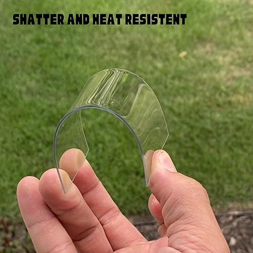 Miniatura 5 de Paquete de 10 lentes de soldadura transparentes de 2 x 4.25, lentes de soldadura transparentes de repuesto de 2 x 4 14, lentes transparentes de