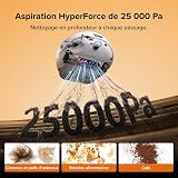 roborock Qrevo Edge 2 Set Robot Aspirateur Laveur, 25 000 Pa, Lavage des Serpillières à l'eau Chaude à 80°C, Évite 280+ Obstacles, Système Anti-enchevêtrement, 7,98cm Mince,Technologie FlexiArm, Blanc - 3