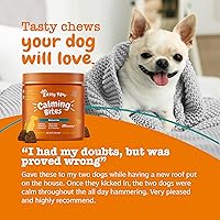 Vista 6 de Tratamientos de calmante para perros – Alivio de la ansiedad de la composición con Suntheanine – Kelp orgánico y raíz valeriana + L triptófano