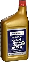 Vista 1 de Aceite original Subaru SOA427V1310 – 0W20 sintético, botella de 1 cuarto de galón, 1 paquete