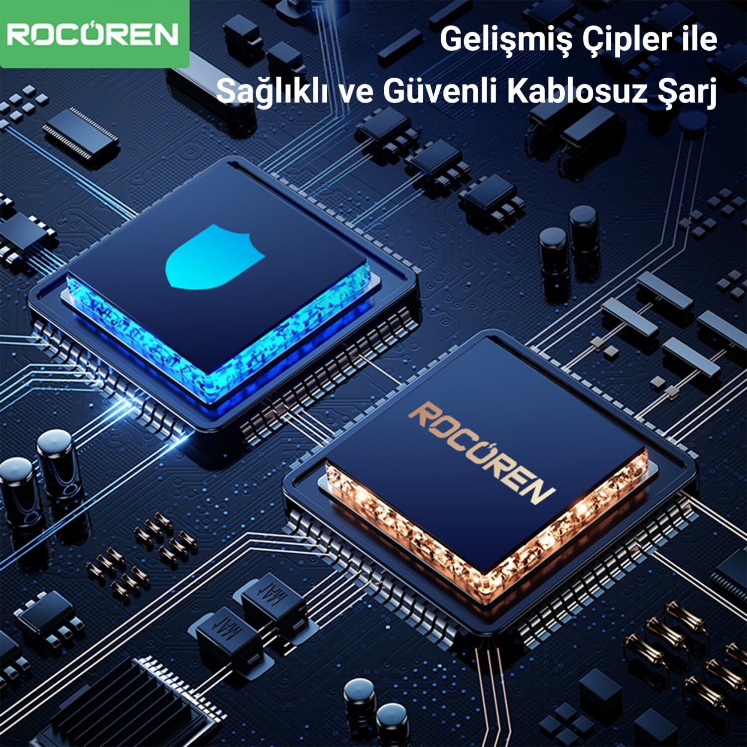 Rocoren 15W Bezprzewodowa ładowarka samochodowa, magnetyczna z QC3.0, Automatyczne i szybkie automatyczne ładowanie bezprzewodowe, rozpraszanie ciepła, kompatybilna z MagSafe, iPhone Series