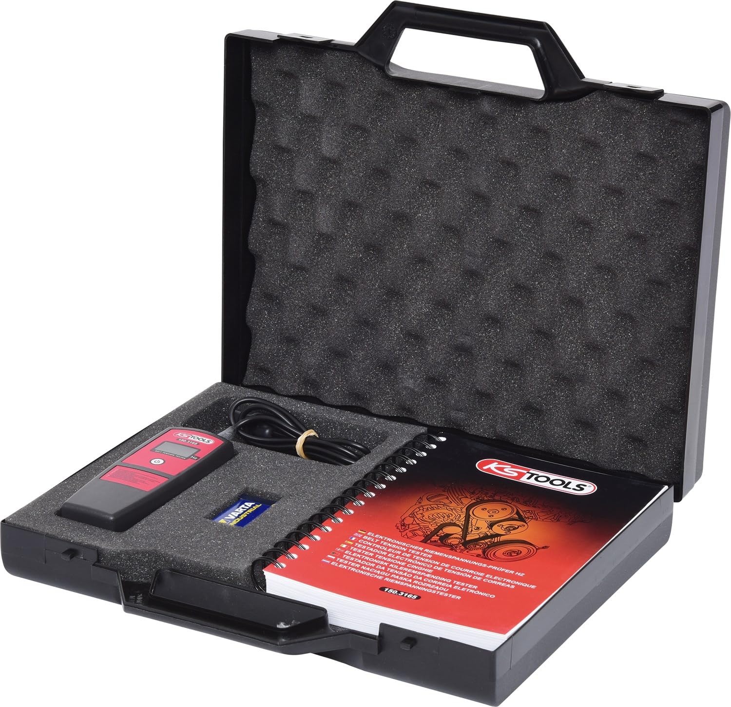 KS Tools 150.3165 Elektronischer Riemenspannungs-Prüfer HZ