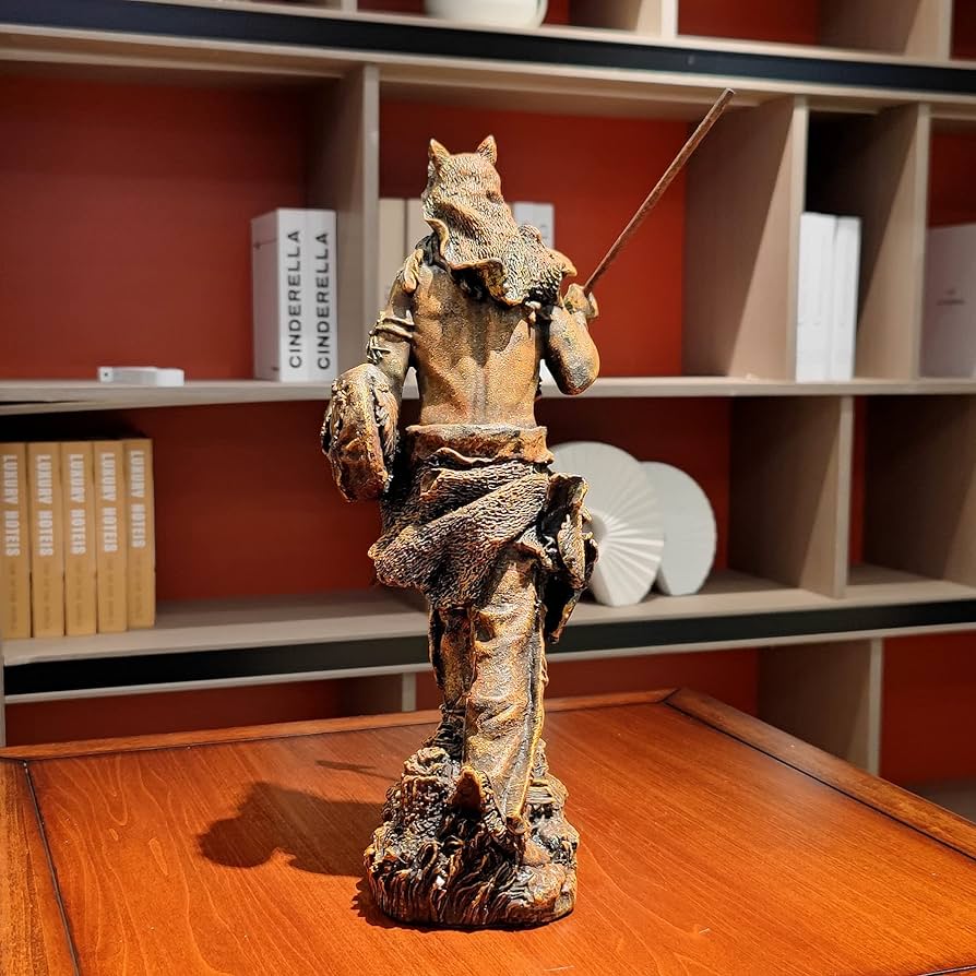 Amazon.co.jp: VINTAGIFT 樹脂製インディアン戦士 槍の像 ネイティブ Amazon.co.jp: VINTAGIFT 樹脂製インディアン戦士 槍の像 ネイティブ