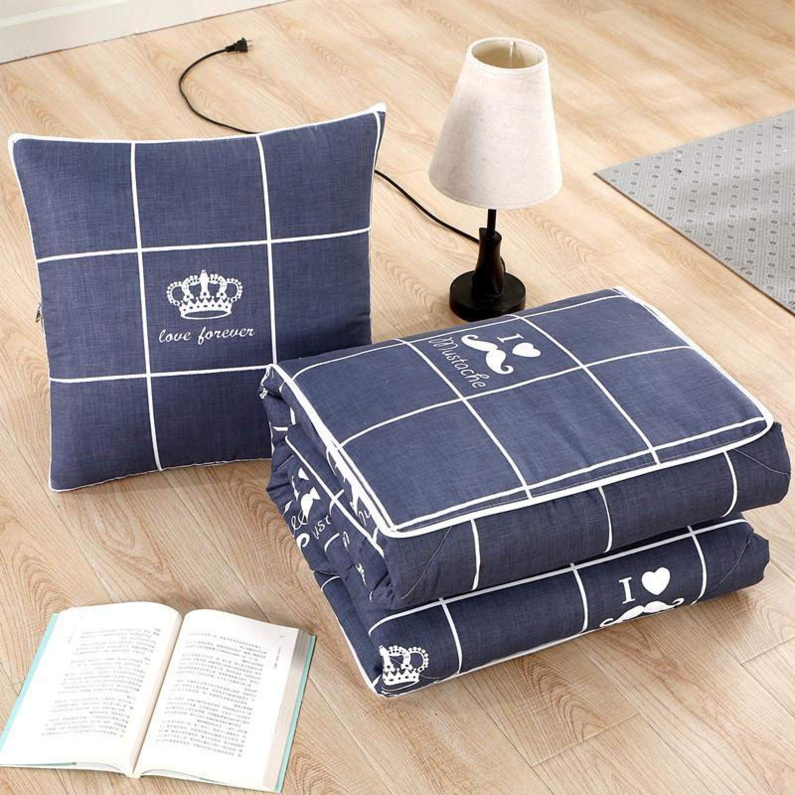 OIFAODAO Blanket pillow, 2 In 1 Cushion Throw Pillows,travel pillow blanket, in,Blanket in cotton Warm