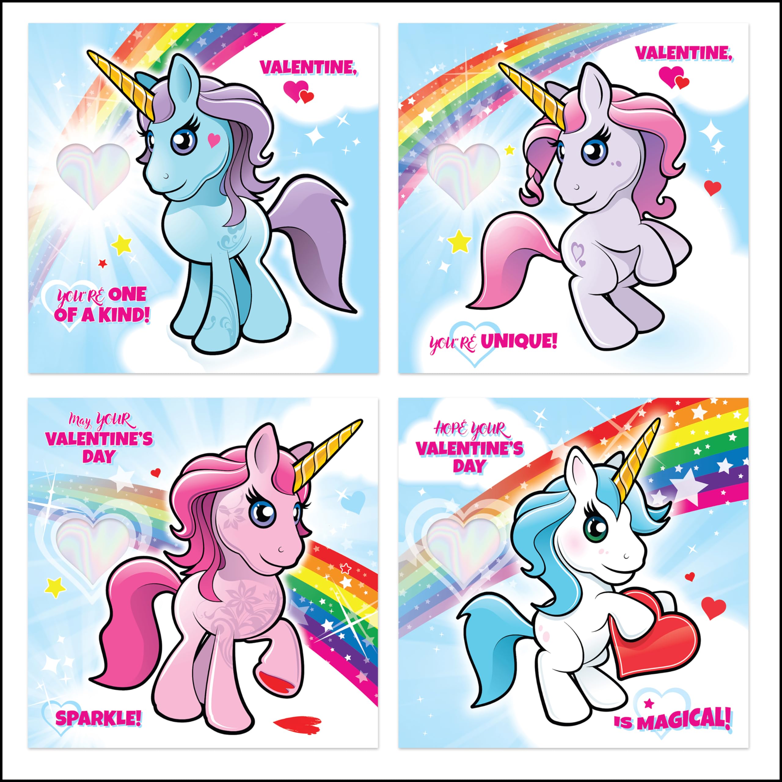 Rainbow Unicorn Valentine Have A Magical Unicorn Valentines Day!