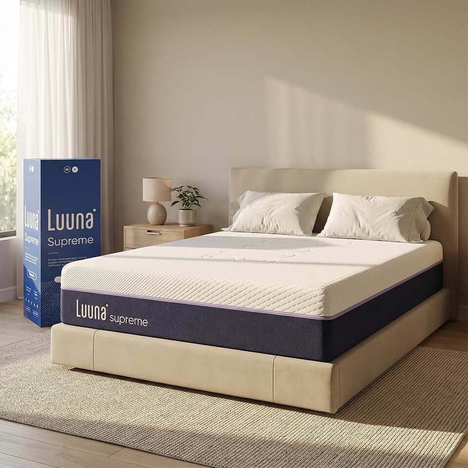 Colchão Solteiro, Luuna, Supreme Macio, Com Molas Ensacadas, Alta Densidade, Suporte e Máxima Ergonomia