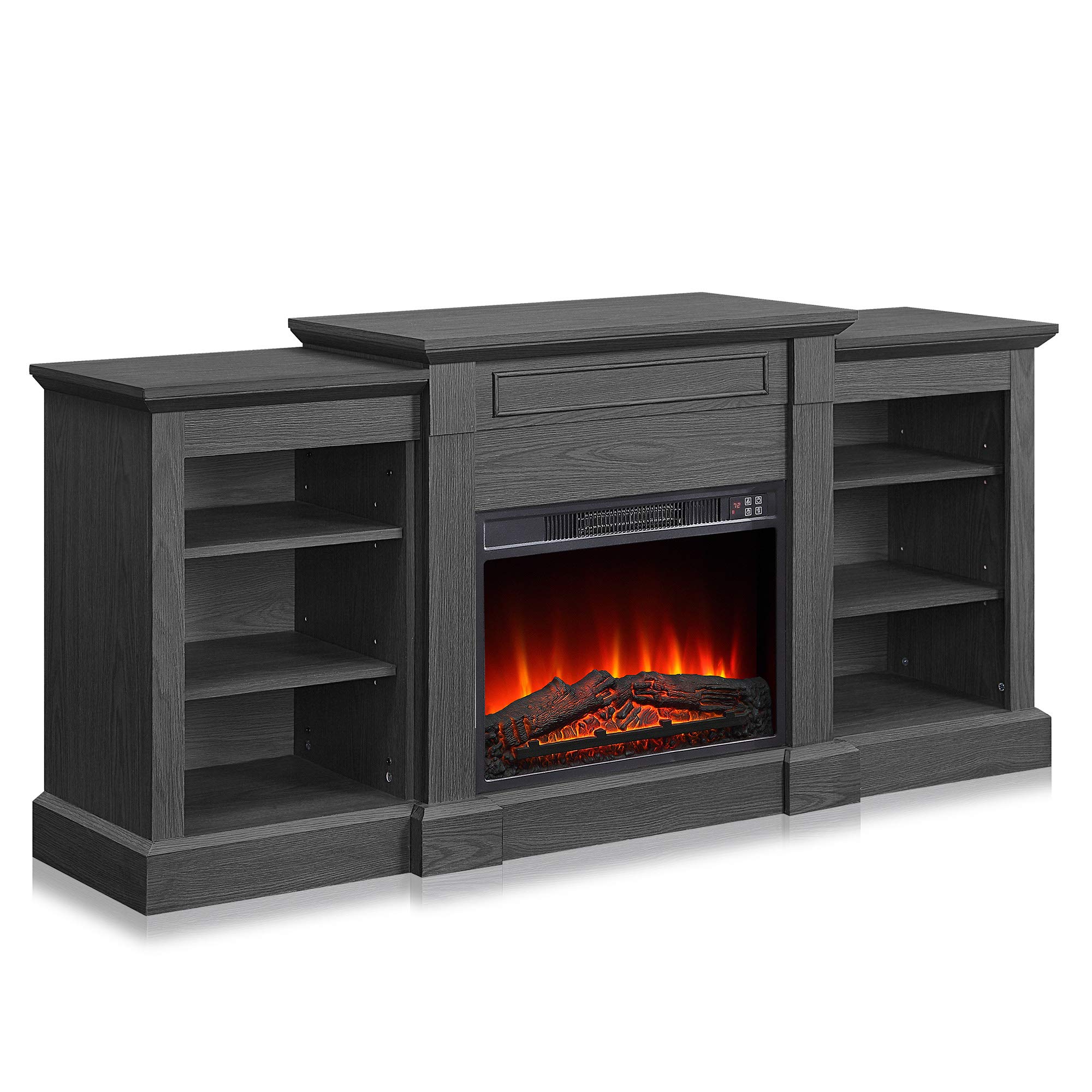 Buy Della Electric Faux Fireplace TV Stand Heater, Entertainment Center