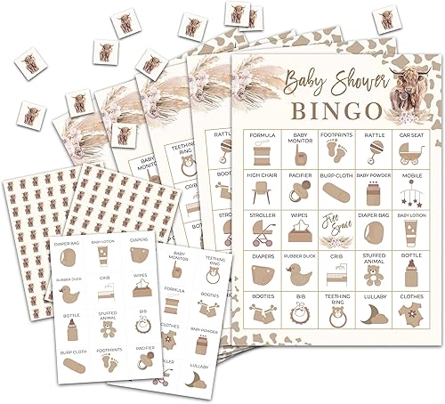 Miniatura 5 de OZTEMETY Juego de cartas de bingo para fiesta en la piscina, juego de bingo de verano para adultos y niños, suministros de fiesta en la piscina,