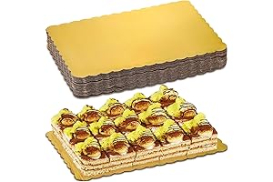 Tebery 10x14 Inch Rectangle Cake Board for Cakes and Baked Goods