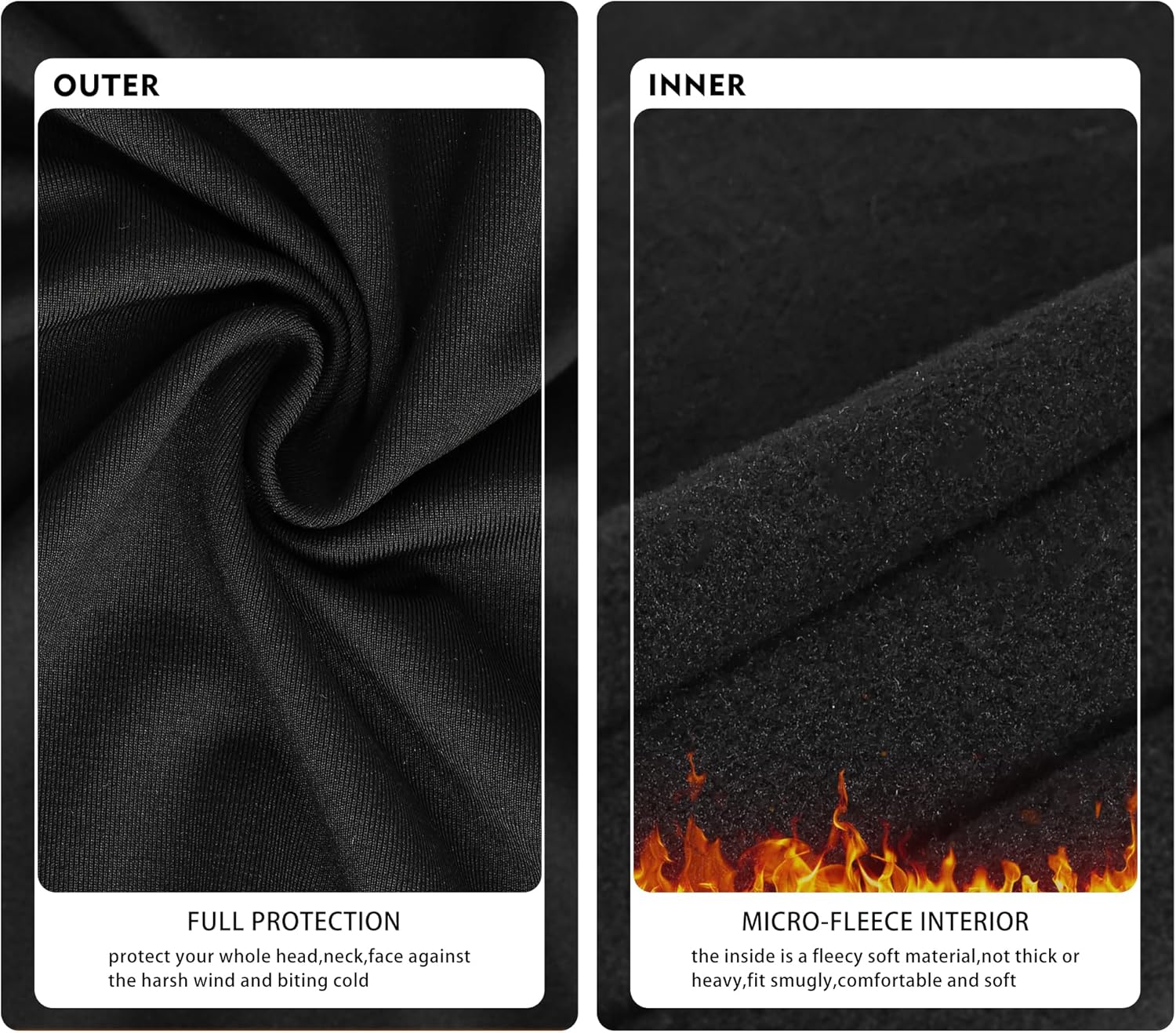 Winter Balaclava Ski Mask for Men Women Thermal Face Mask Breathable Face Cover for Cold Weather Motorcycle Snowboard - Image 4