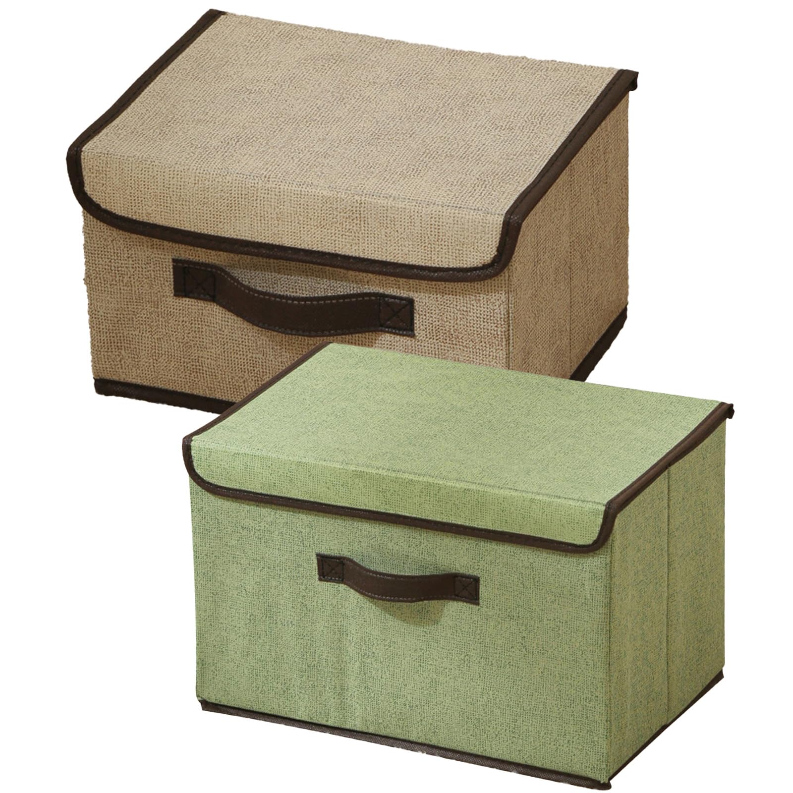 schöne boxen aufbewahrung Aufbewahrungsbox mit Deckel, Storage Boxes mit Griffen, 2er Set, 27 x 20 x 16 cm, Organizer Box, Kisten Aufbewahrung mit Deckel, Ordnungsboxen für Schrank, Kleidung (Mischfarbe) Küche, Haushalt & Wohnen Camper Ausziehbett  für Van & Transporter (Schubladen):Ohne Schubladen VW T5 Ski Aufbewahrung Italien