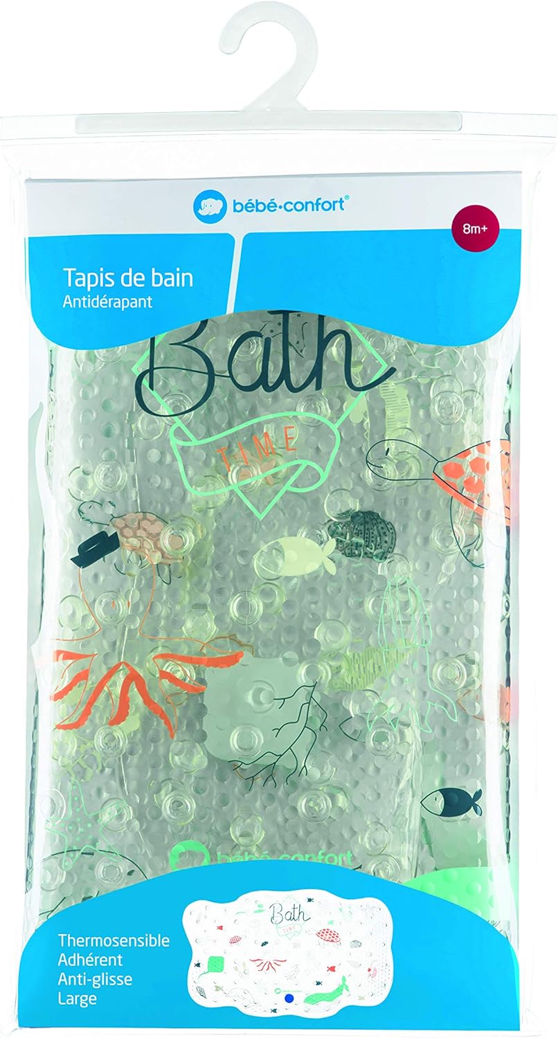 Bebe Confort Tapis De Bain Antiderapant Pour Bebe Enfant Tapis Bebe Pour La Baignoire Water World Bleu Amazon Fr Bebe Et Puericulture
