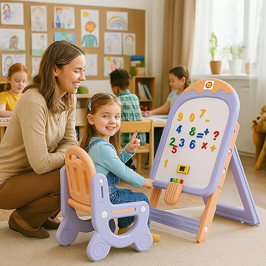 OK PLAY Ice Cream Easel Drawing Board Medium