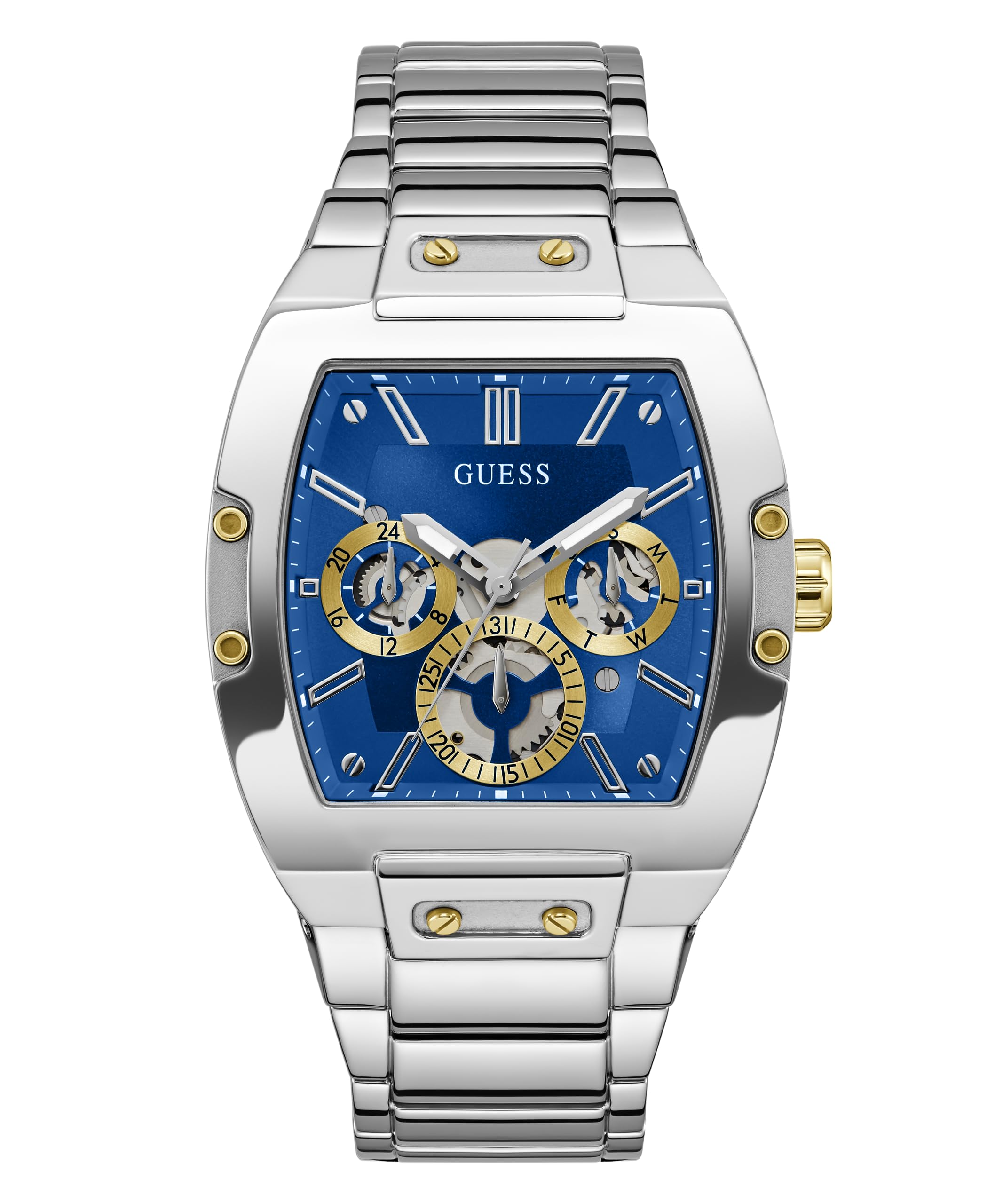 GUESS Men Blue Analog Rectangular Dial Watch- GW0456G5 (B0CCPGD673) Amazon Price History, Amazon Price Tracker