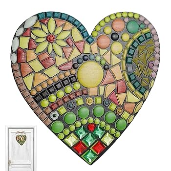 Amazon.co.jp: ガーデンモザイクハート | ウォールアート装飾