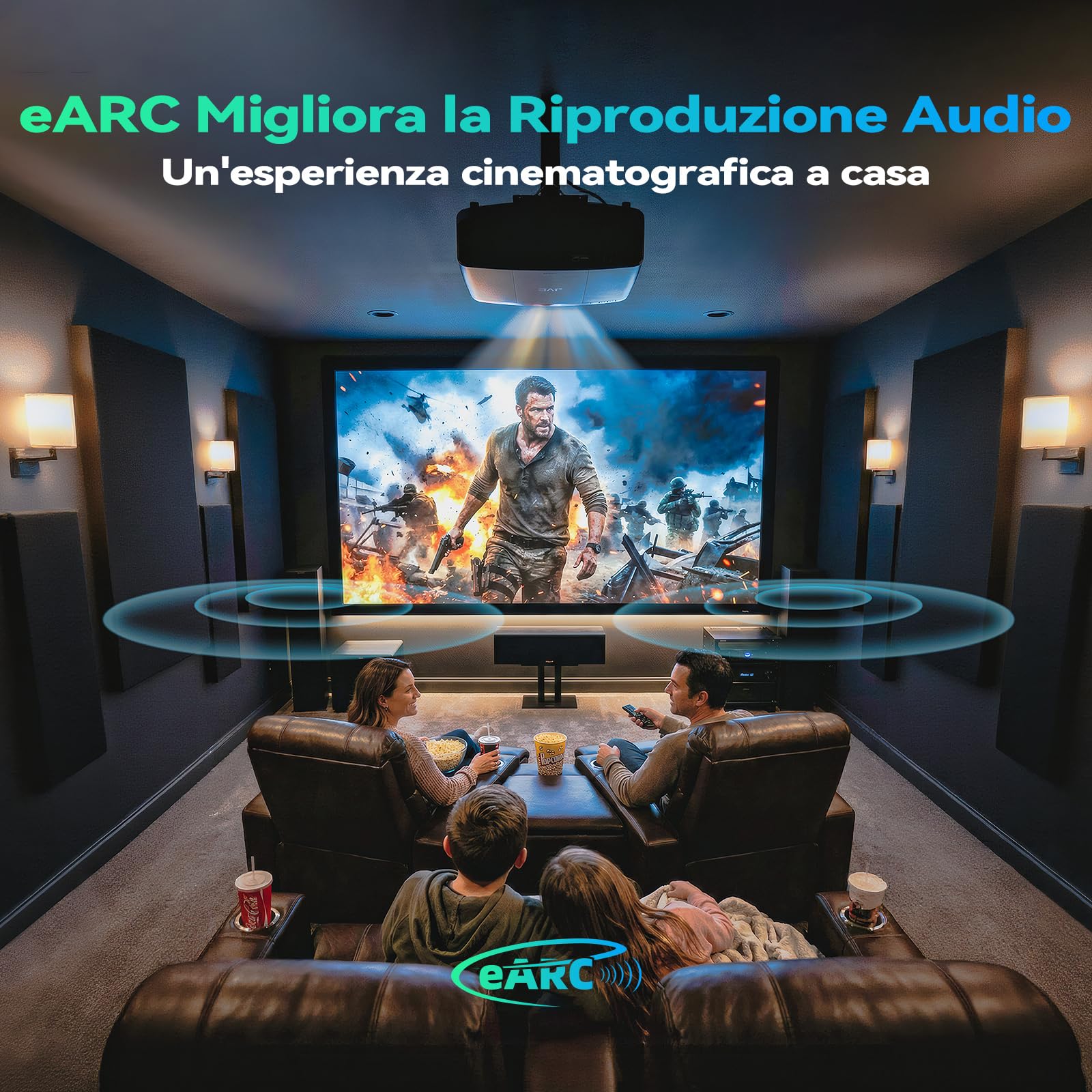 FIBBR 96Gbps HDMI 2.2 Cavo, 16K@60Hz/12K@120Hz Cavo in Rame HDMI, Compatibile con HDMI 2.1/2.0/1.4 ad Alta Velocità, Sonoro Dolby, HDR Dinamico, eRAC, RTX 5090, RX 9070, HD-TV (200, Centimetri)