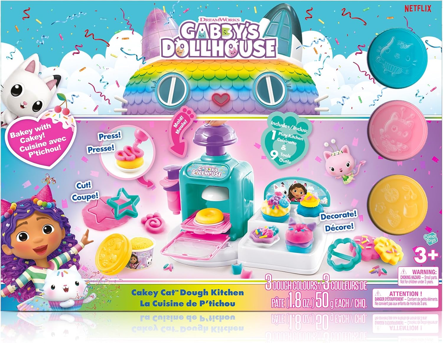 GABBY DOUGH CAKEY CAT KITCHEN Toys & Games