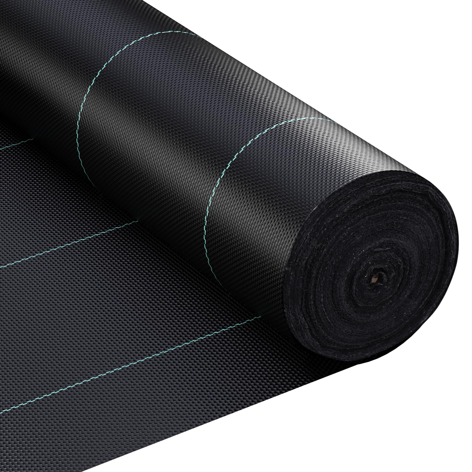LUMENOX 4m x 10m Heavy Duty Weed Control Fabric,Weed Membrane,UV stabilised Weed Barrier Fabric for Landscaping Driveway Gravel Artificial Grass Lawn Underlay Woven Roll Ground Cover