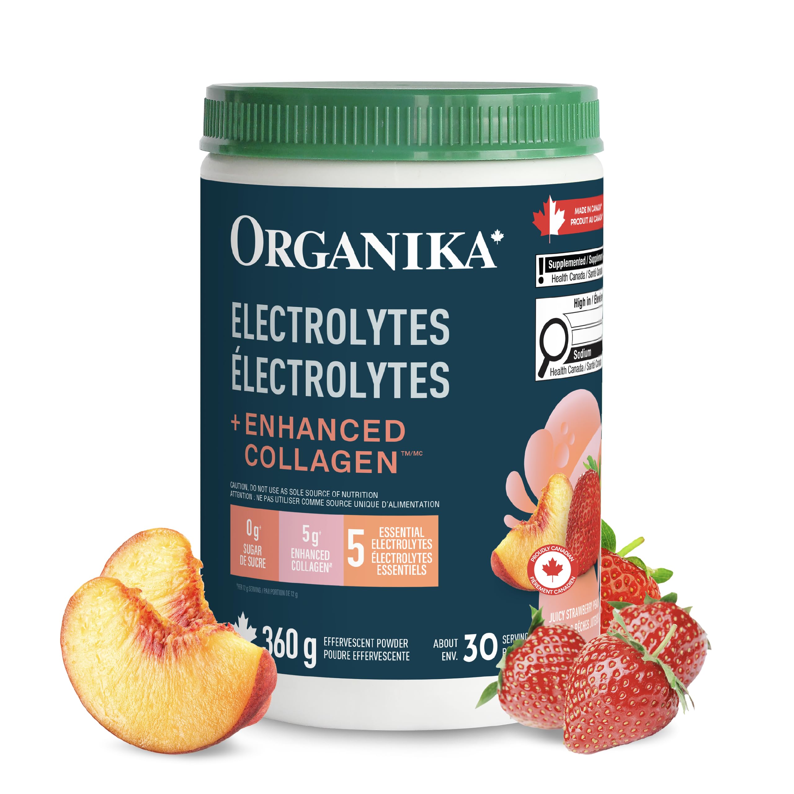 Organika Canadian-Made Electrolytes + Enhanced Collagen