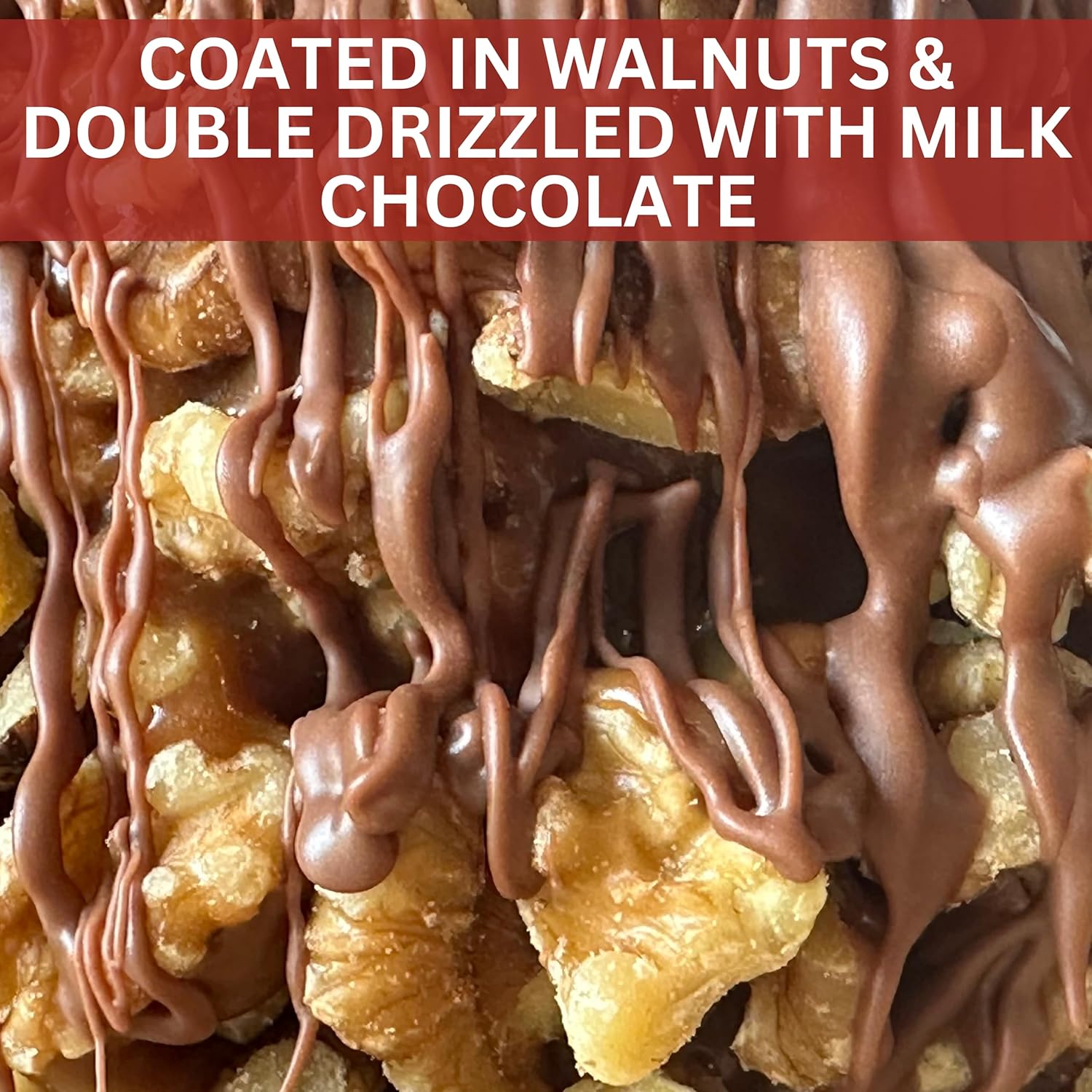 TV's Deli & Diner Gourmet Jumbo Caramel Apple | Caramel, Toasted Walnuts & Milk Chocolate | Handmade & Freshly Prepared (Walnut Milk Chocolate)