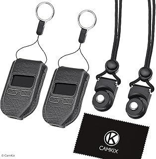 2X Protective Case for Trezor Bitcoin/Cryptocurrency Wallet + 2X Adjustable Lanyard with Detachable Connector - Tailor Made Fit, Designed Specifically for The Trezor One - Clear View, Easy Control