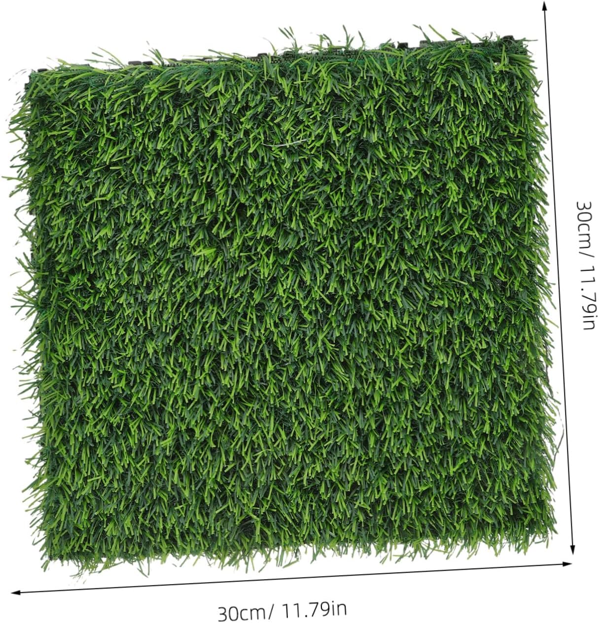 4pcs Realistic Artificial Grass Mat Synthetic Turf for Indoor Outdoor Use Faux Grass Rug for Garden Balcony Landscape Decor Easy to Clean Natural Appearance