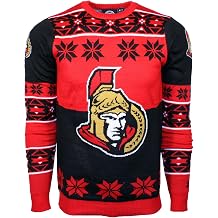 FOCO NHL Big Logo Ugly Crew Neck Sweater