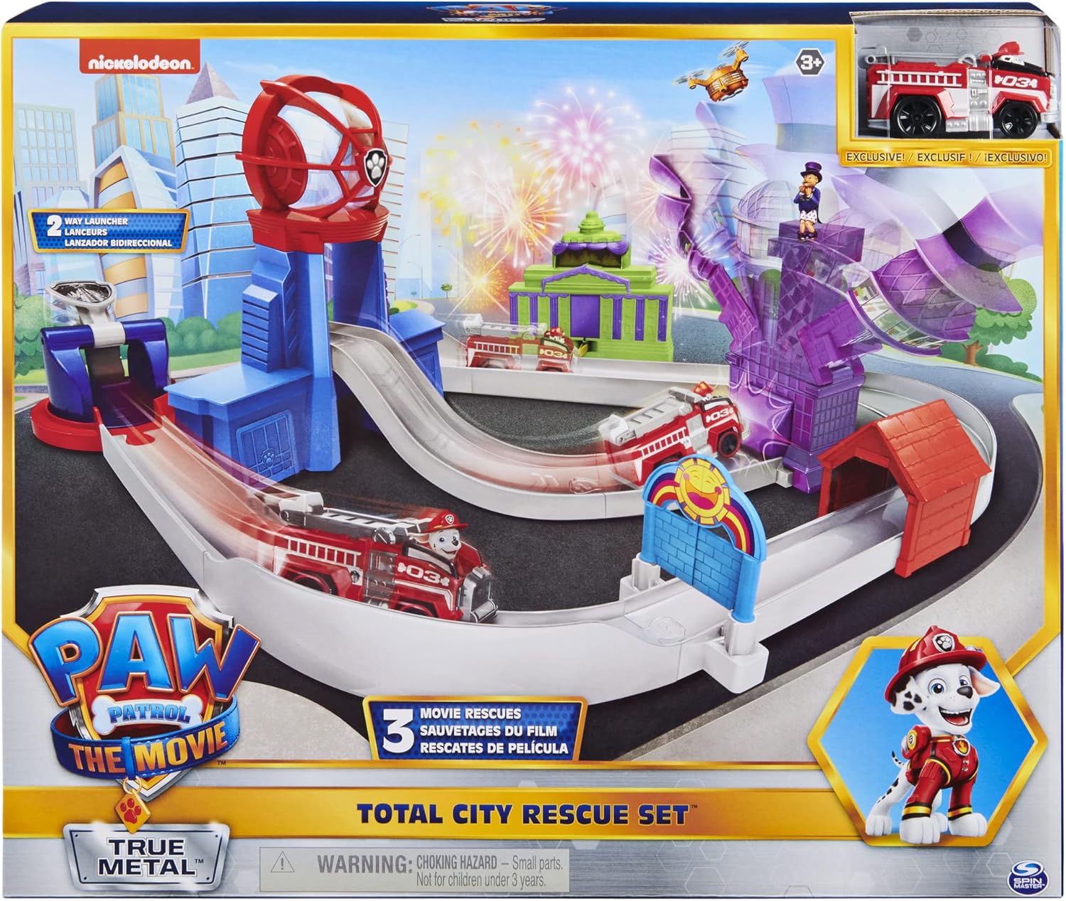 paw patrol toys track set