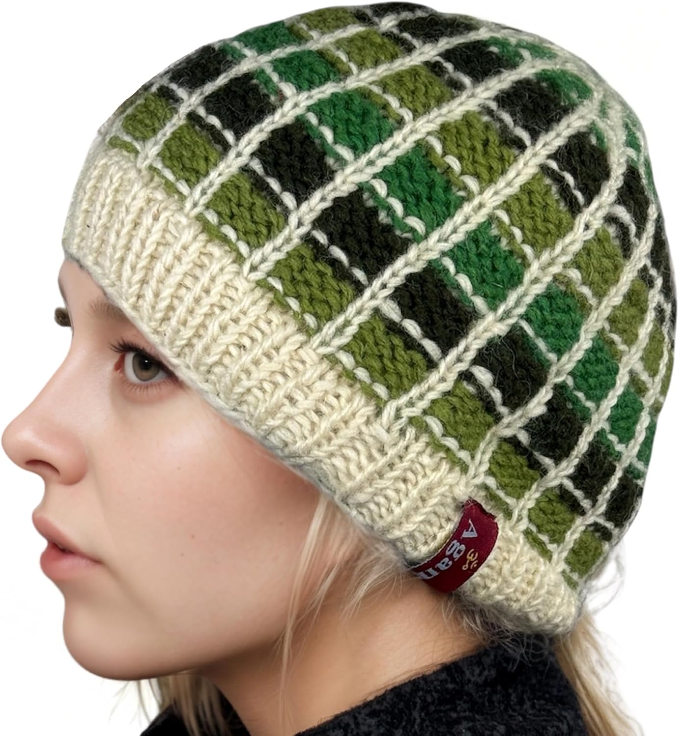 Agan Traders 2026 Wool Unisex Knit Crochet Fleece Lined Pom Hat Small Medium