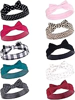 Vista 93 de Hudson Baby Cotton and Synthetic Headbands, Size 0-24 Months