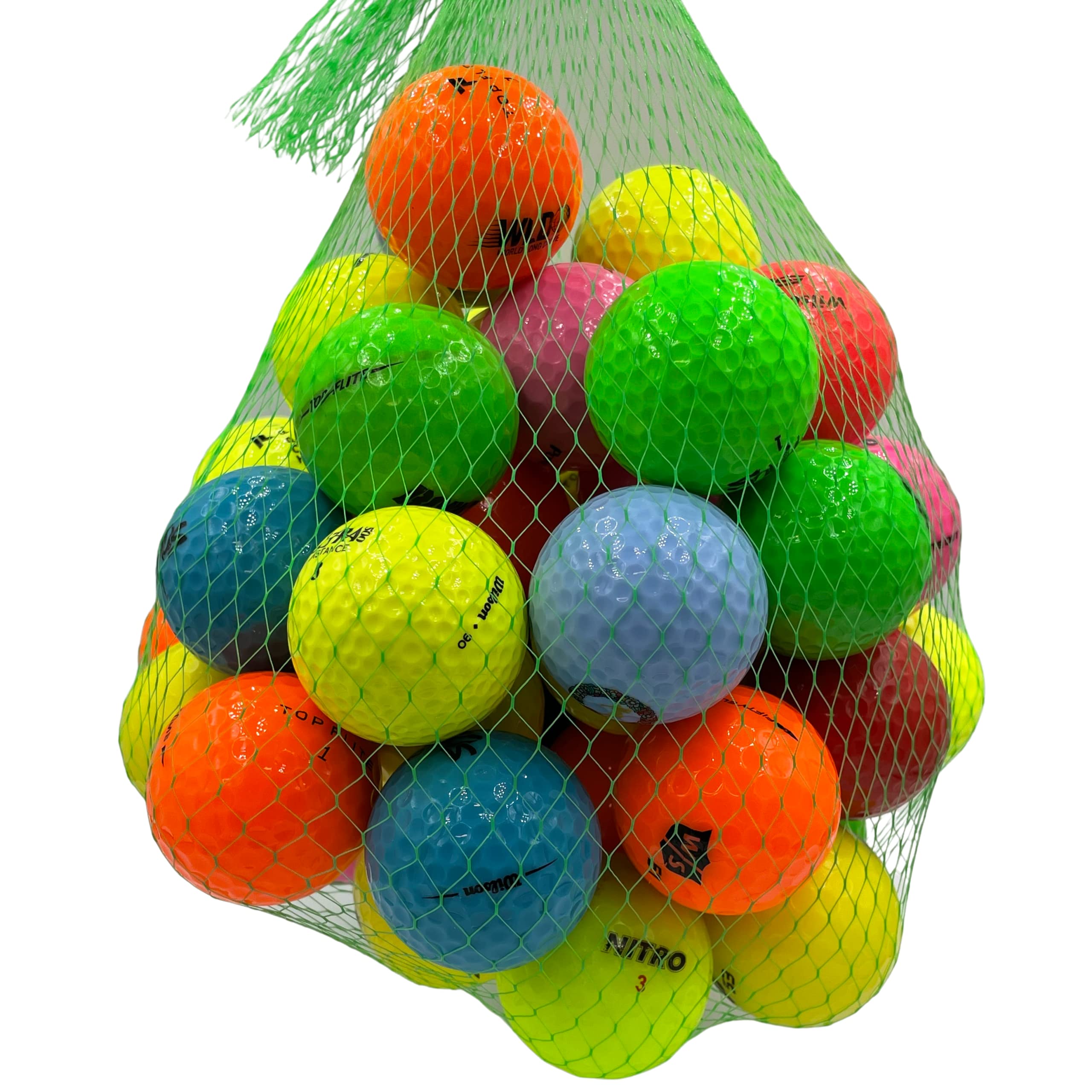 Golf Ball Planet 50 Pack Used Golf Balls Mix Colors