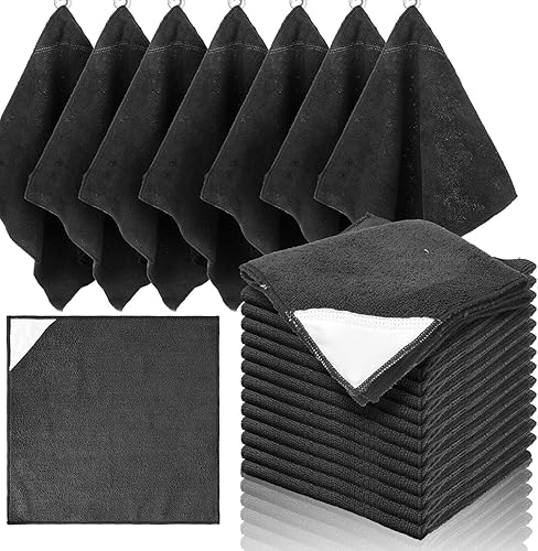 Fuutreo 32 piezas de paño magnético de limpieza de pizarra blanca de microfibra para pizarras blancas, paño de limpieza para pizarras blancas,