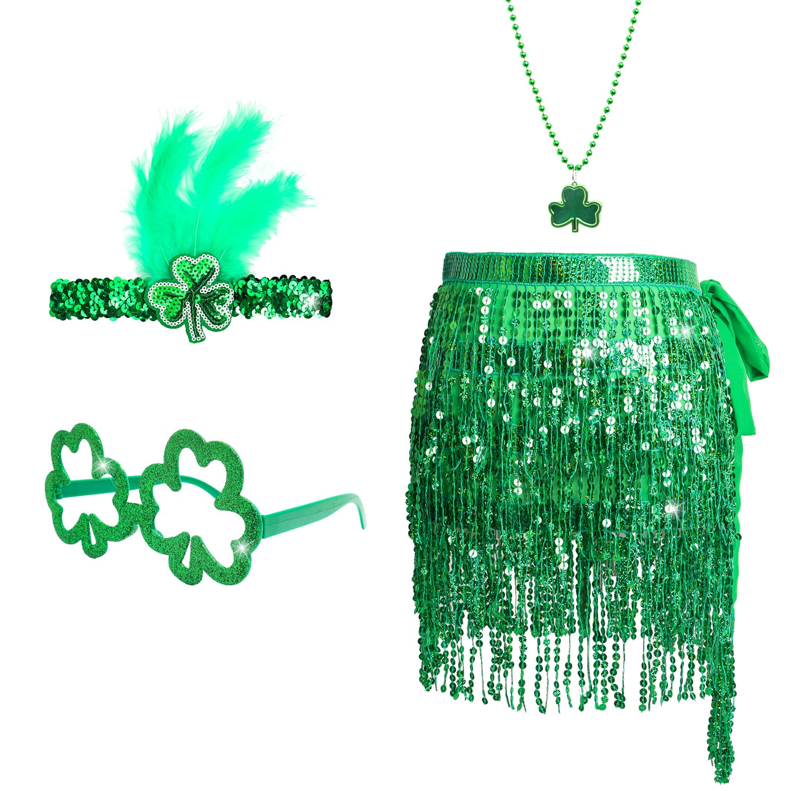 Leprechaun Hat With Pom-Pom & Tassels – Festive Knit St. Patrick's Day Beanie For Men & Women - View #9