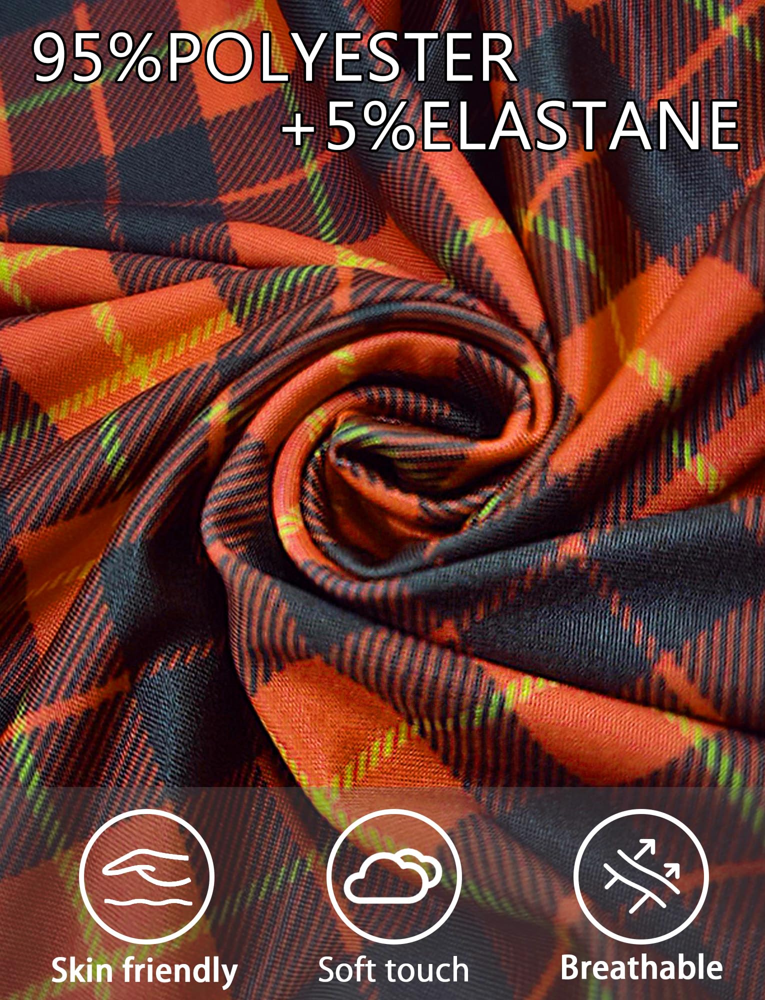 Maeau - Rock Damen Karomuster Faltenrock Hohe Taille Kurzer Tartan-Röcke Vintage Skaterrock S-L