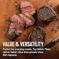 Vista 9 de Omaha Steaks Relleno para congelador, listo para regalo o abastecimiento, 25 artículos, 20 platos principales: 4 solomillos con corte de carnicero