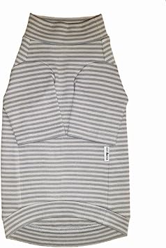 Cat's Warm Sweater with Long Sleeves and Grey Light Stripes (L)