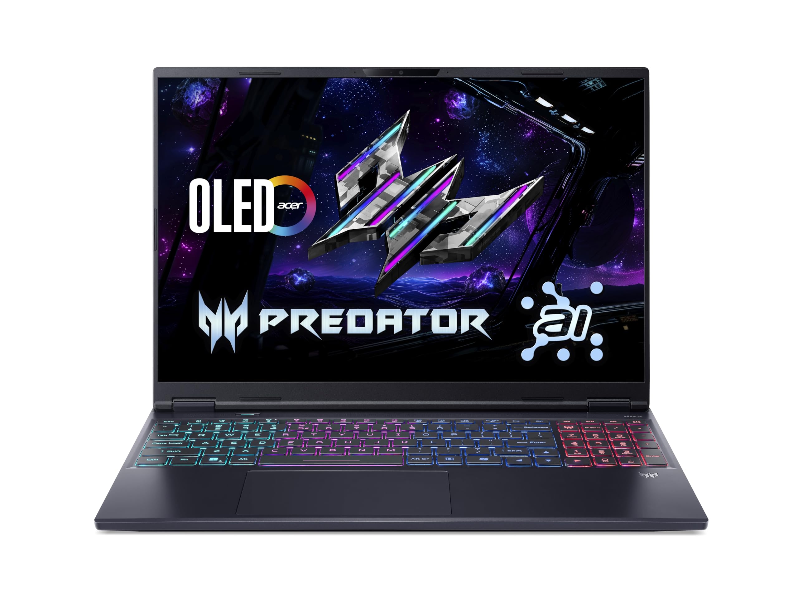 Acer Predator Helios Neo 18 AI (PHN18-72-956C) Gaming Laptop, 18 Inch WQXGA MiniLED IPS 250Hz Display, Intel Core Ultra 9 275HX, 32 GB RAM, 1TB SSD, NVIDIA GeForce RTX 5070 Ti, Windows 11, QWERTZ