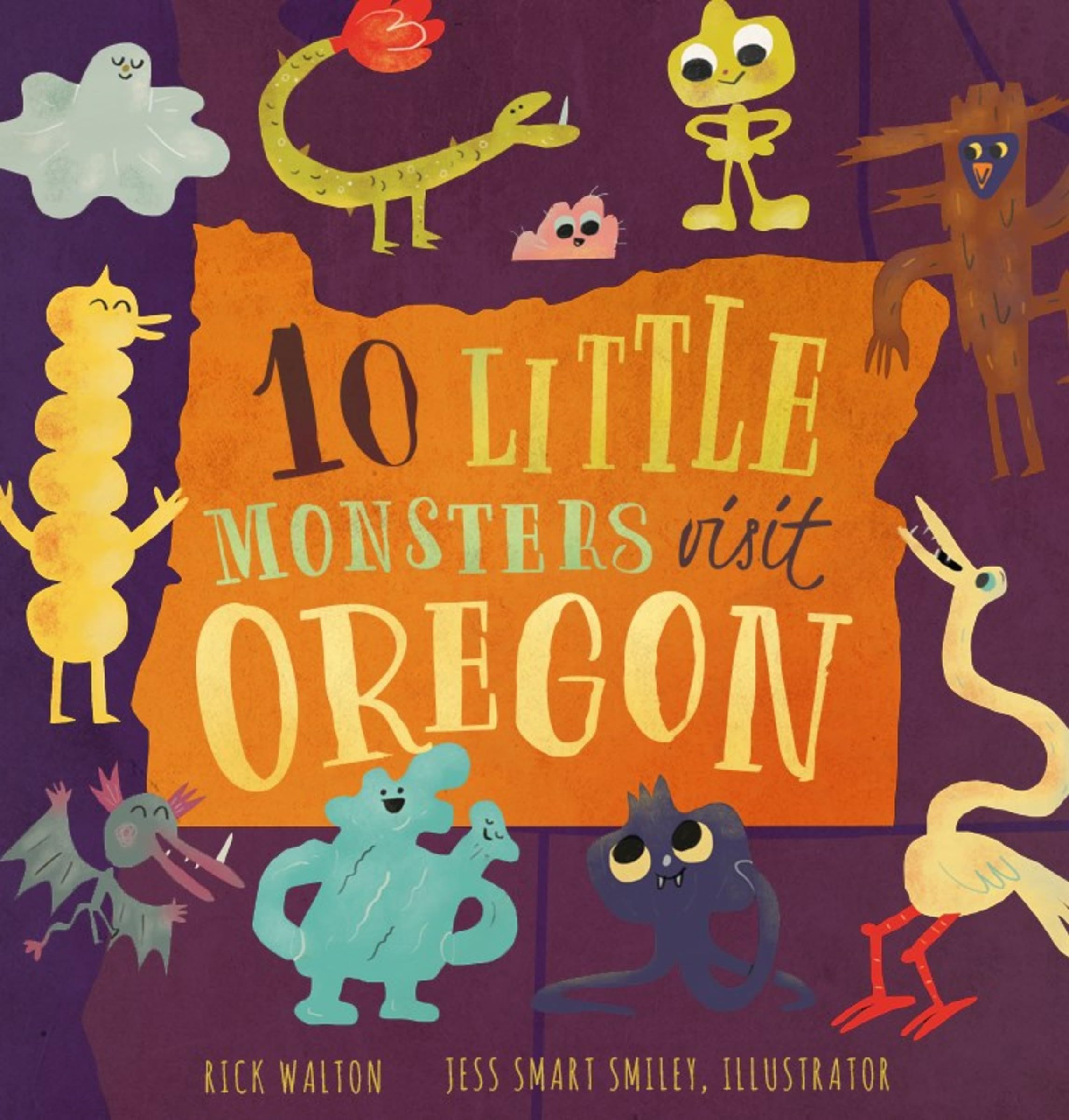 Cover of 10 Little Monsters Visit Oregon