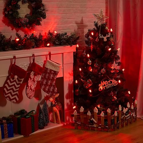 Vista 17 de Brightown - Paquete de 25 bombillas C7 de repuesto para guirnalda de luces de Navidad al aire libre, multicolor