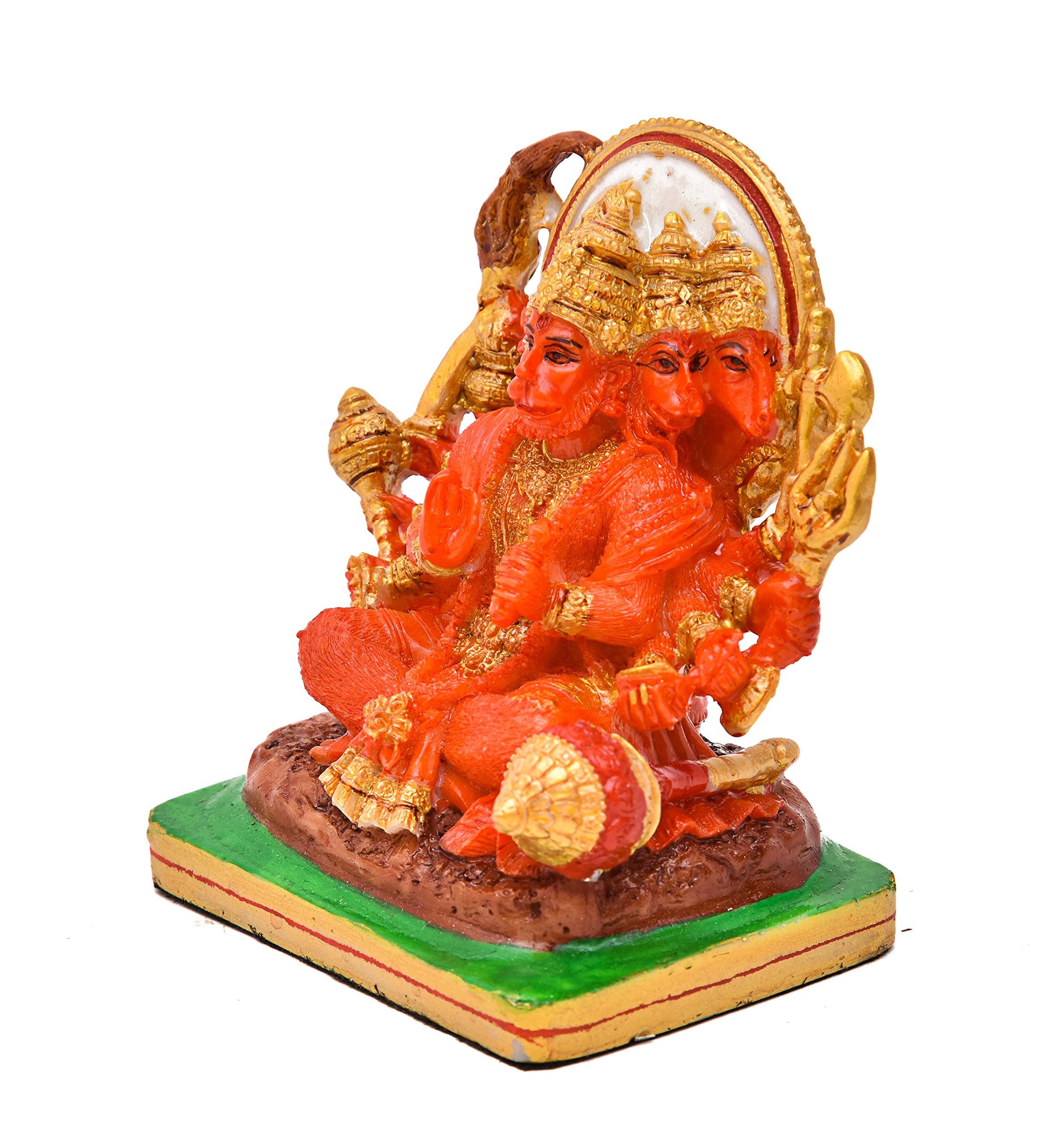 Archna Handicraft Polyresin Hanuman Ji Murti for Pooja Room Sculpture Idol Staute for Home Decor (4x2x3) - Image 4 thumbnail