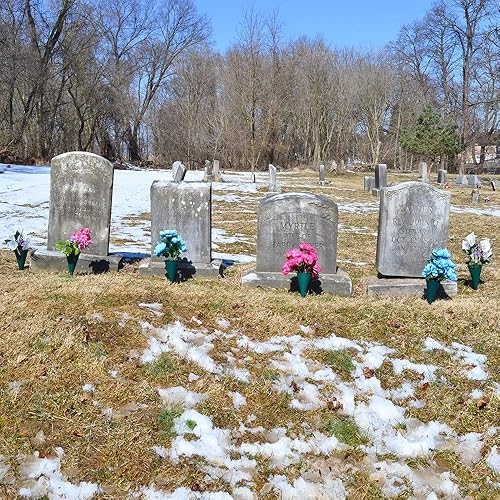 Miniatura 4 de Jarrón de cementerio de cono de plástico, paquete de 6, color verde