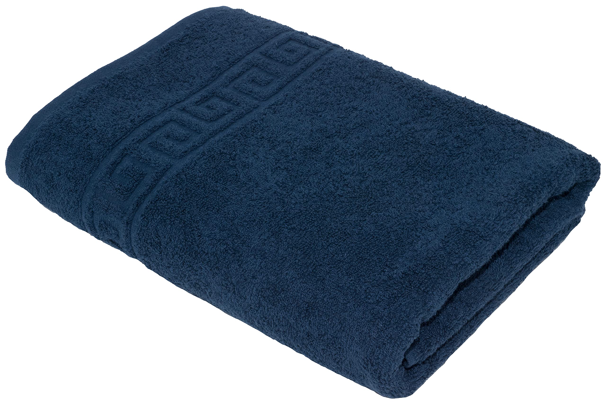 LIGHT TURQUOISE 2 X BATH TOWELS SET, 70X140 LARGE SIZE 100% NATURAL COTTON 500 GSM THICK ABSORBENT TOWEL, HOTEL QUALITY RINGSPUN — view 89