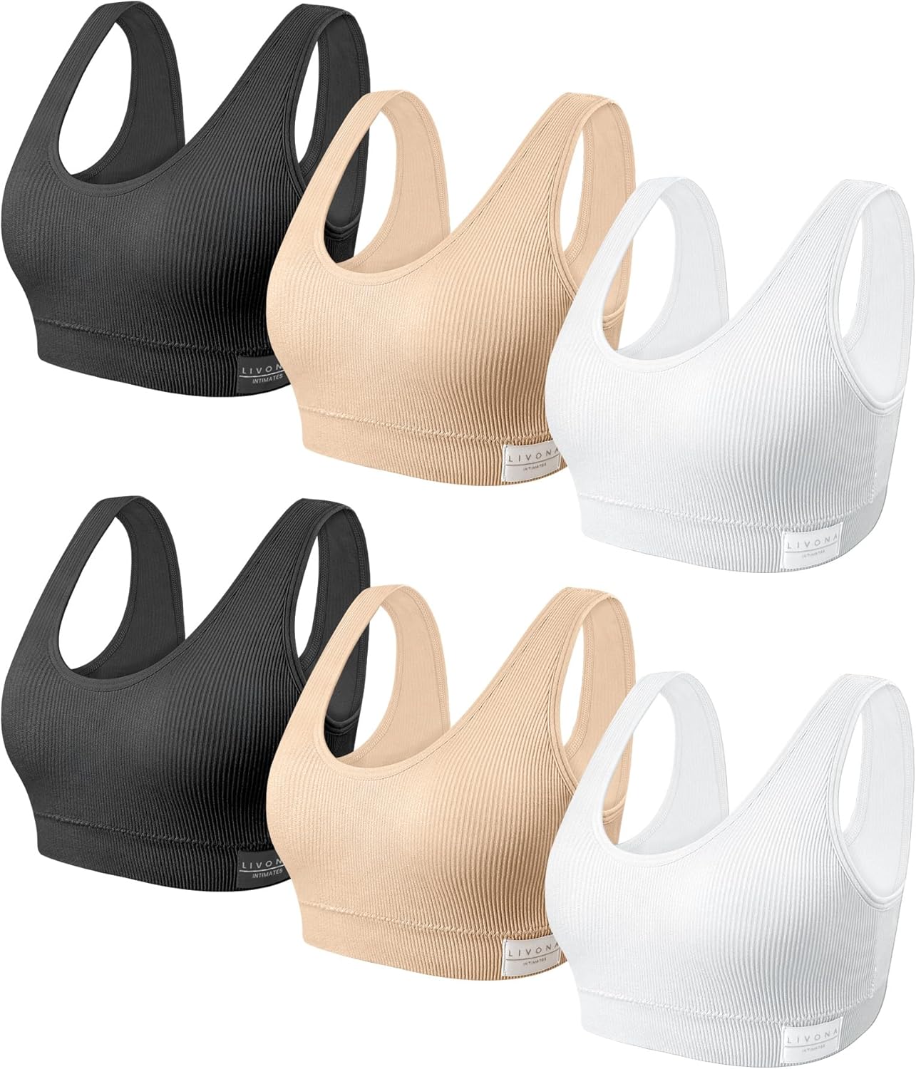 Training Bras for Girls 6-14 Sports Seamless Bra with Removable Padding Bras