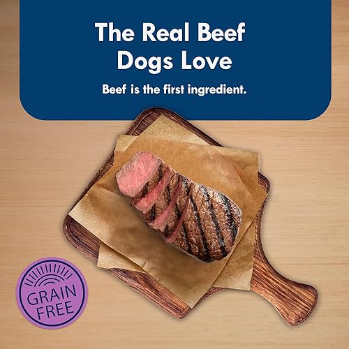 Miniatura 3 de Blue Buffalo Delights - Envases con porciones de 3.5 oz de alimento húmedo natural para perros adultos de raza pequeña, con sabor a filete de res en