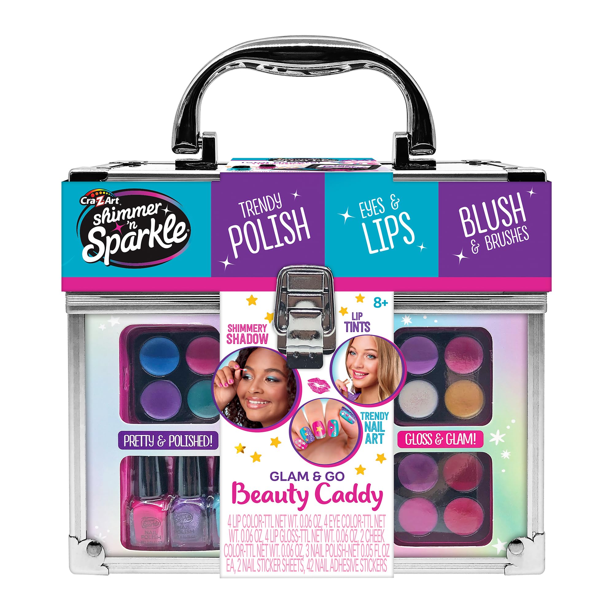 Shimmer 'n Sparkle Glam to Go Beauty Caddy