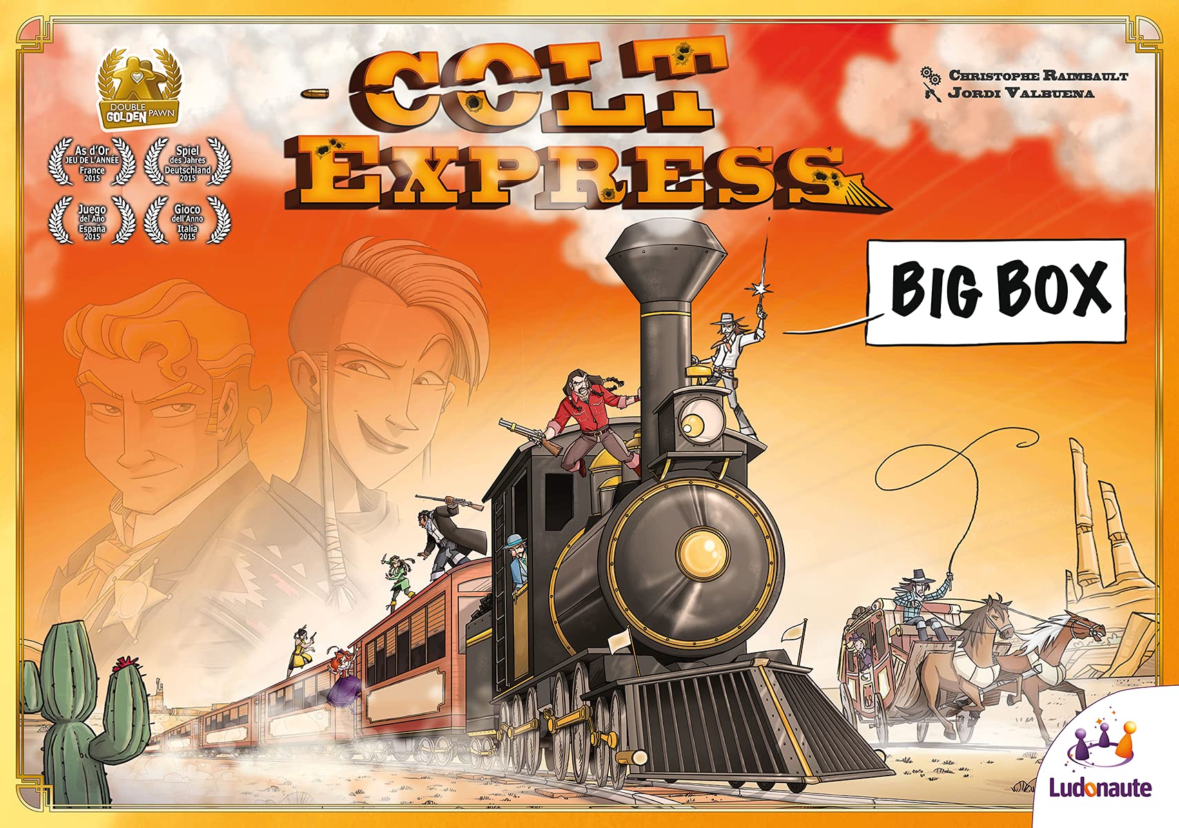 Asmodee Colt Express - Big Box, Giochi di famiglia, Gioco di strategia, Tedesco, Multicolore
