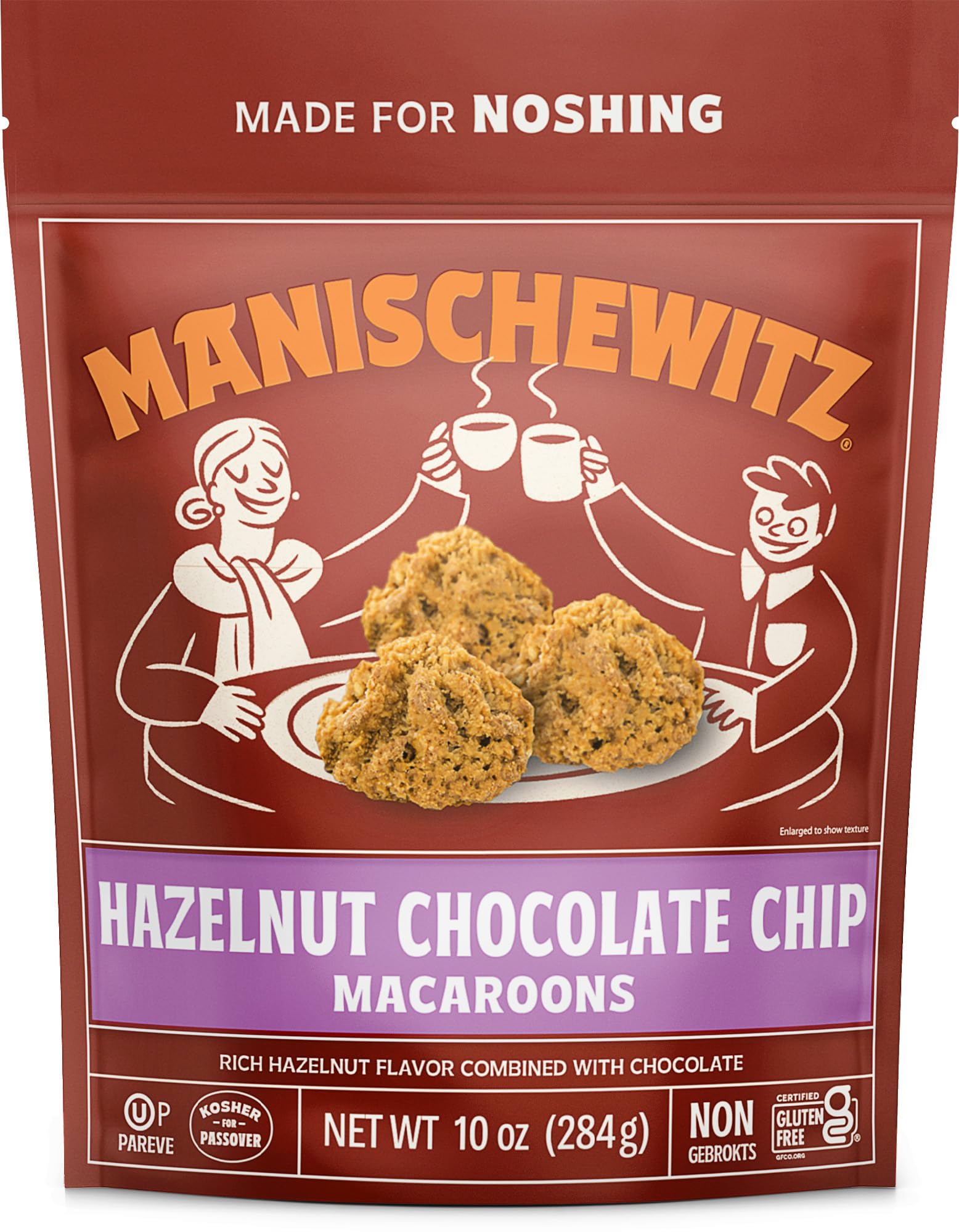 Amazon.com: Manischewitz Hazelnut Chocolate Chip Macaroons, 10oz