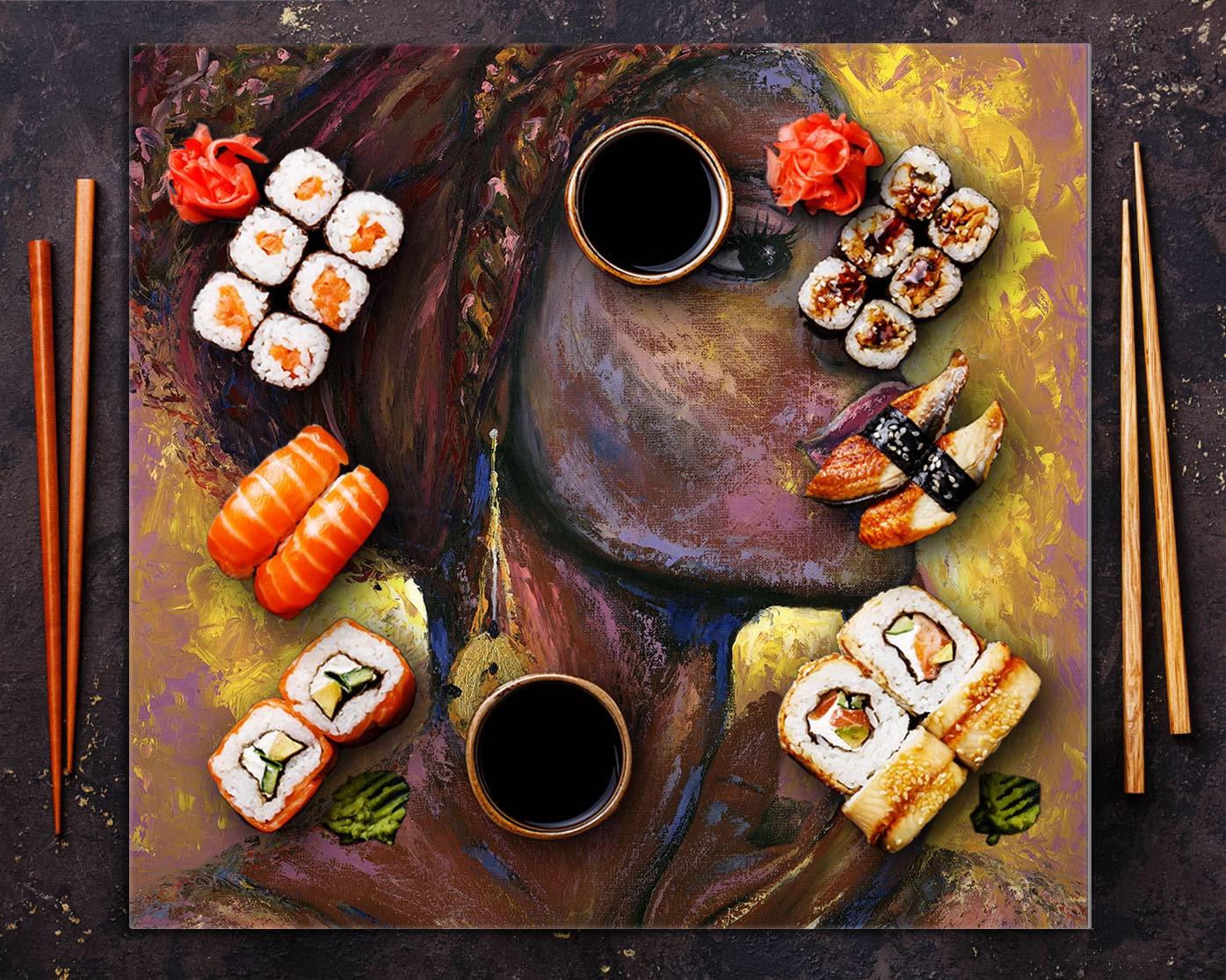 Szklany panel ochronny do kuchni Lacobel, szklana płyta ochronna na kuchenkę, 65x60 cm, szklana deska do krojenia, ochrona przed rozpryskiwaniem, uniwersalna, KOBIETA