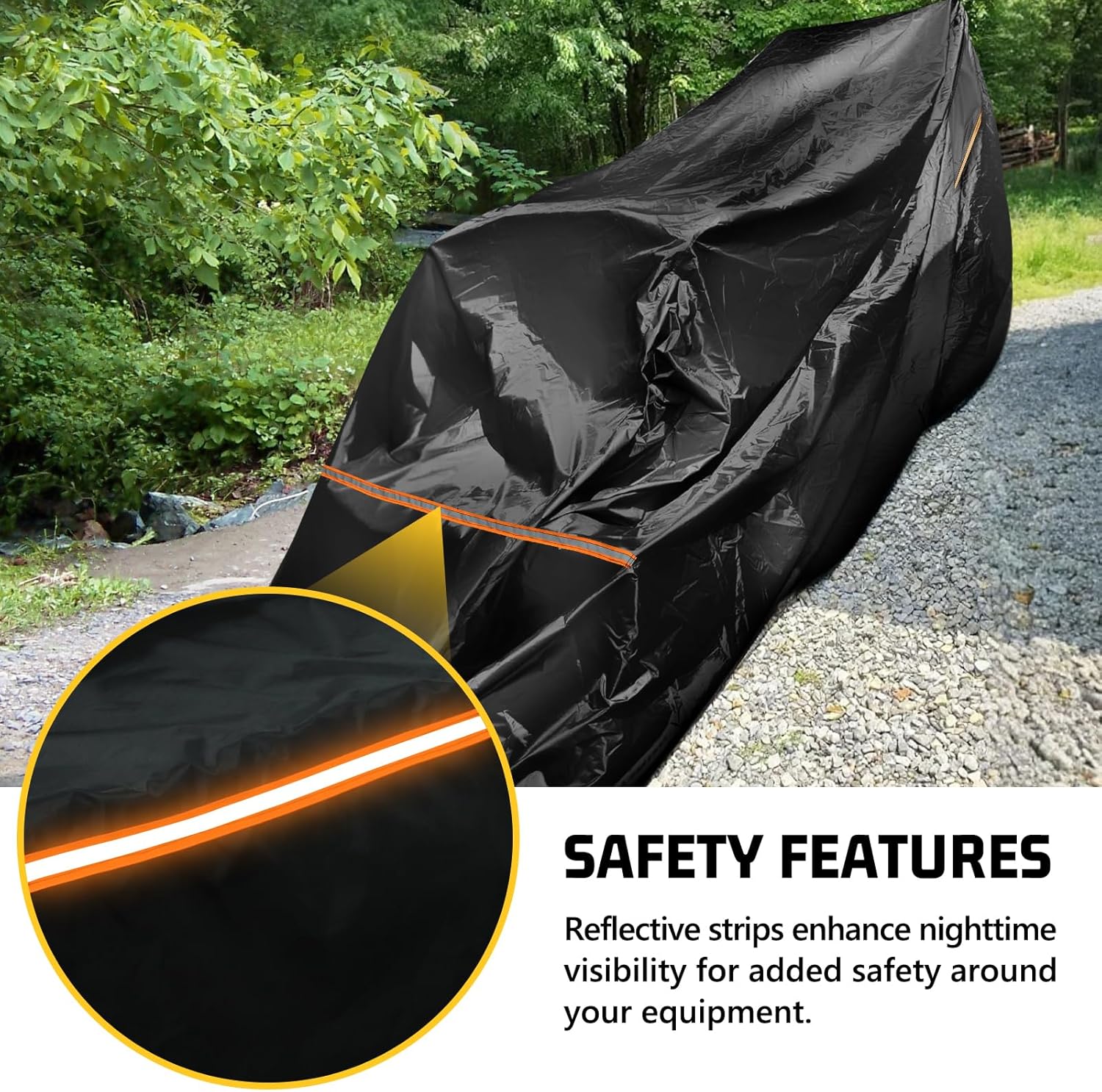 Tractor Cover Waterproof Heavy Duty, 600D Oxford Tractor Covers Fits for John Deere 1/2/3 Series, Kubota, Bobcat, Mahindra, Cub Cadet, New Holland, Bad boy and More Tractors (189 L x 76 W x 86 H in)